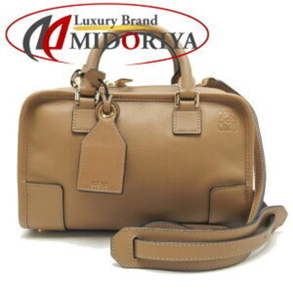 Loewe Amazona Handbag Calfskin Brown